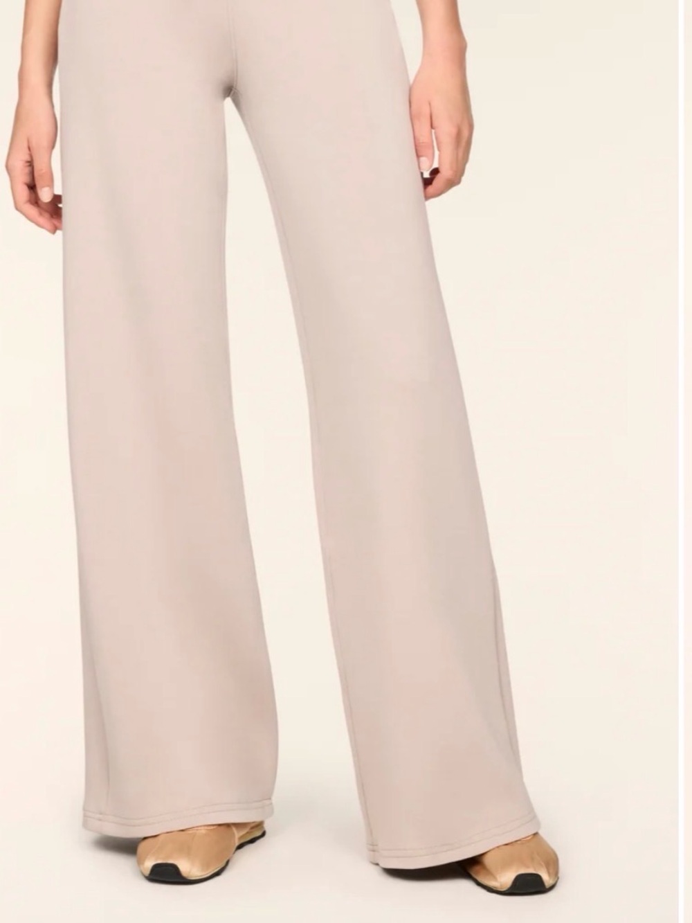 SPANX Women's AirEssentials French Grey Wide Leg Pants $118 - Picture 4 of 8
